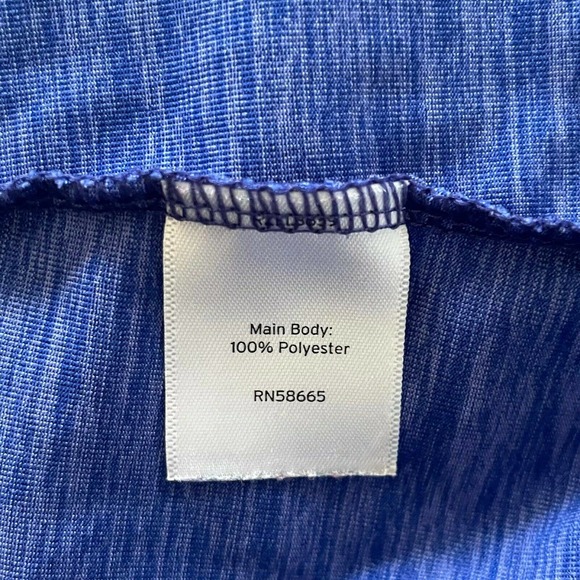 Zella Women's Heather Blue Long Sleeve With Thumbholes Activewear Shirt Size S - Picture 10 of 12